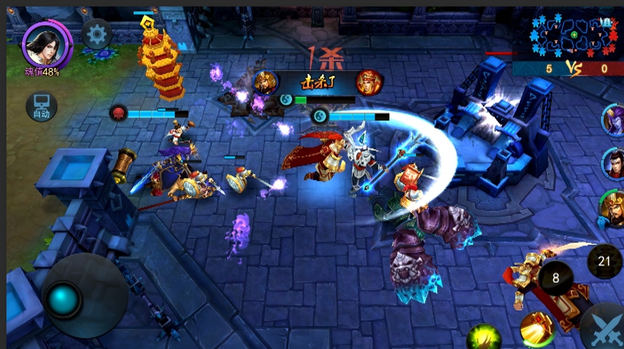 乱斗西游降龙罗汉怎么放技能