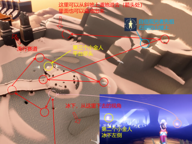 光遇如何跑完霞谷