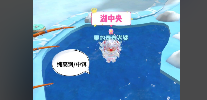 摩尔庄园怎么站在水里