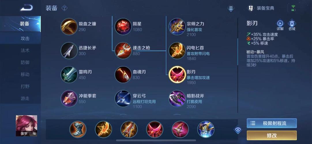 王者荣耀伽罗铭文出装是什么