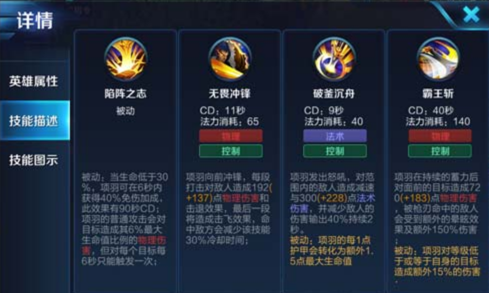 王者荣耀项羽怎么出装