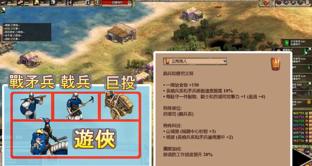 帝国时代2最强兵种组合怎么选