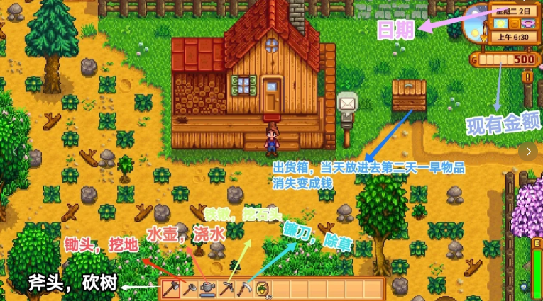星露谷物语种下的种子怎么铲掉 星露谷物语种下的种子怎么铲掉