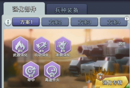 口袋奇兵军火库强化部件怎么搭配