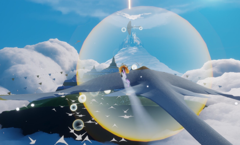 光遇如何飞往神庙云野