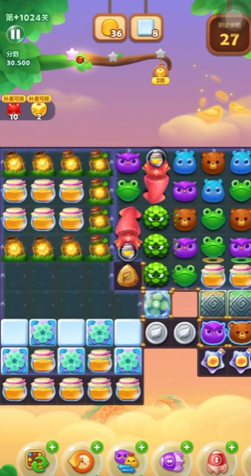 开心消消乐隐藏关1024怎么过 开心消消乐隐藏关1024怎么过