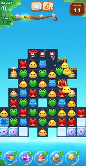 开心消消乐22隐藏关怎么过 开心消消乐22隐藏关怎么过