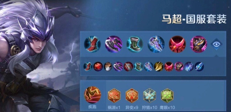 王者荣耀马超出装怎么搭配