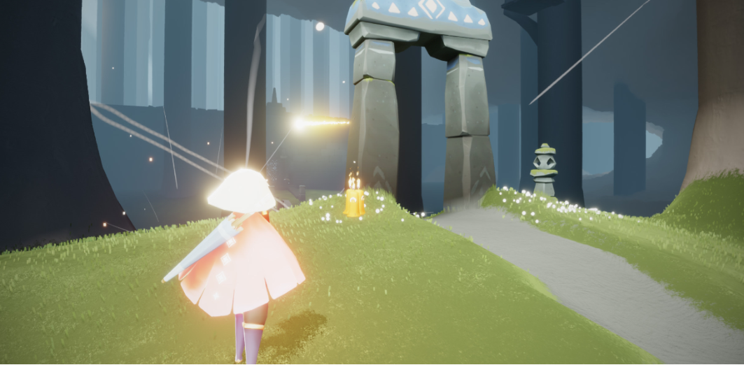 光遇怎么去晨岛海面上的雨林大门