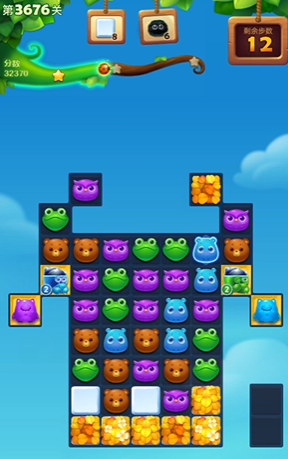开心消消乐3676关怎么过 开心消消乐3676关怎么过