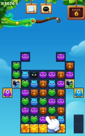 开心消消乐3676关怎么过 开心消消乐3676关怎么过