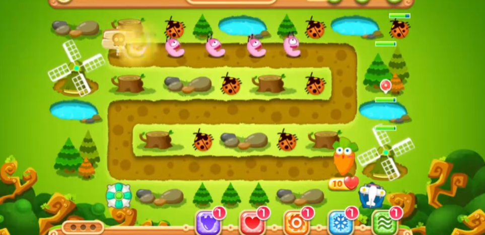 保卫萝卜27关怎么过