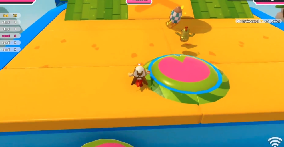 糖豆人双人模式怎么得分