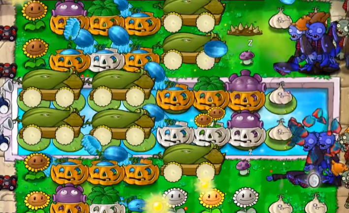 植物大战僵尸5000阳光怎么摆