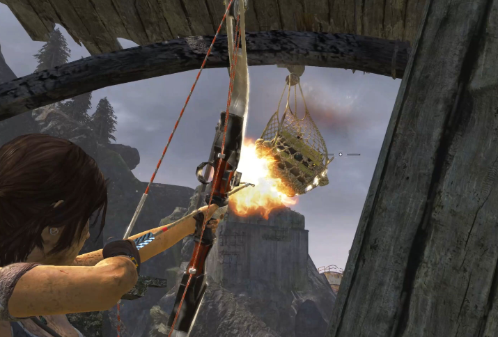 古墓丽影9射击模式怎么切换