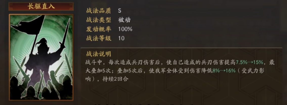 三国志战略版骑虎盾s2强度如何