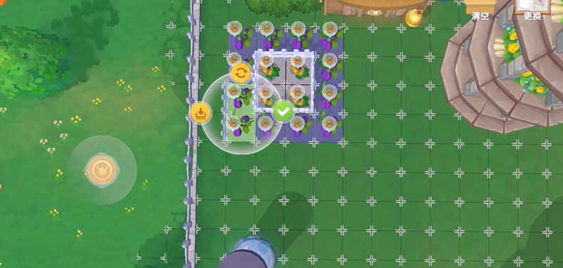 摩尔庄园家园怎么在地板上种花