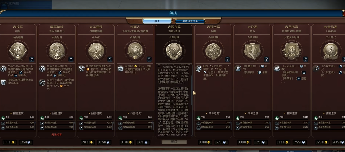 文明6伟人大将军有什么用