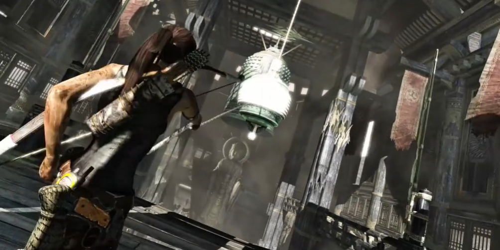 古墓丽影9有个大钟怎么过