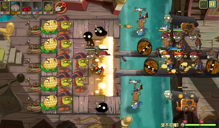 植物大战僵尸2坚不可摧怎么过