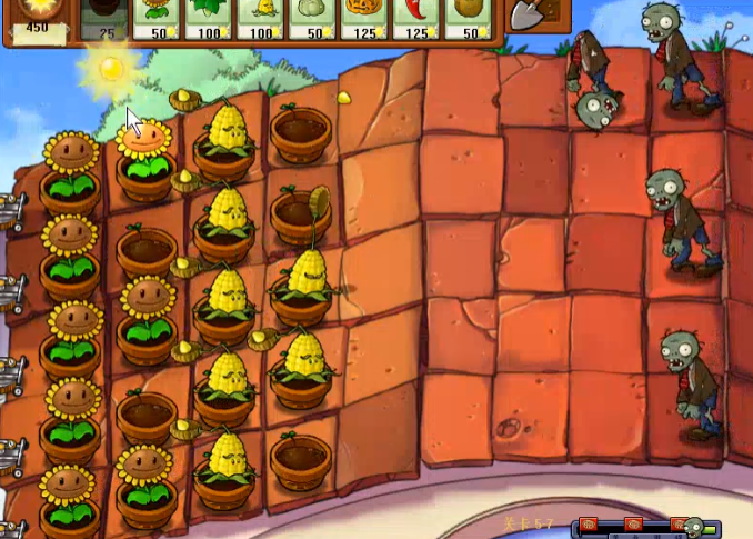 植物大战僵尸5-7怎么过关
