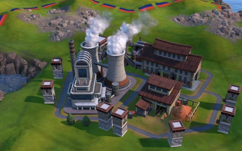 文明6工业区放什么位置